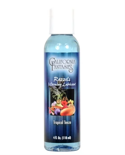 Razzels Warming Lubricant - Tropical Teeze - 4 Oz. Bottle