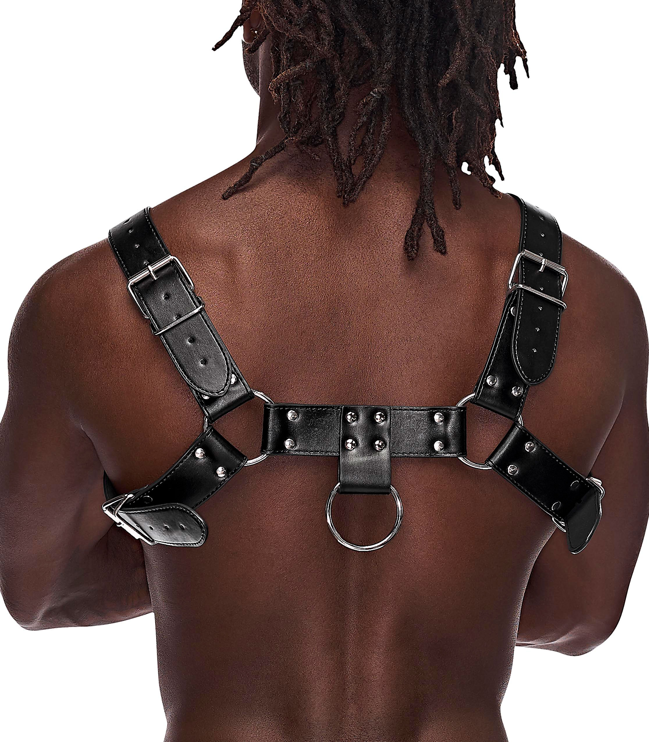 Aries Leather Harness - One Size - Black - Image 4