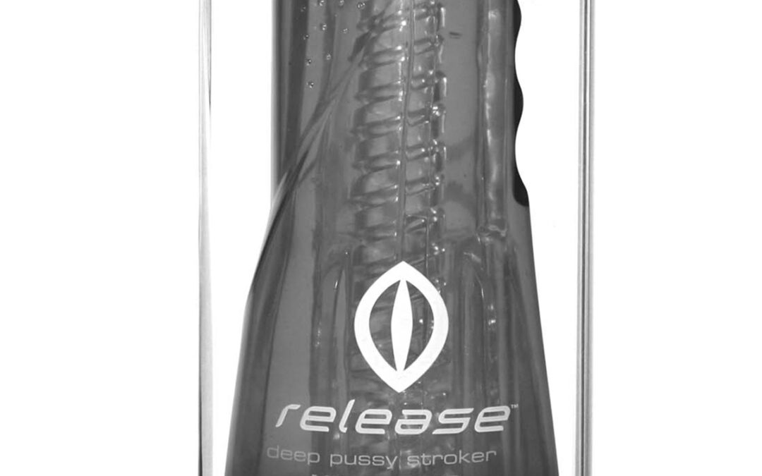 Cyberskin Release Pussy Stroker – Vibrating –  Clear