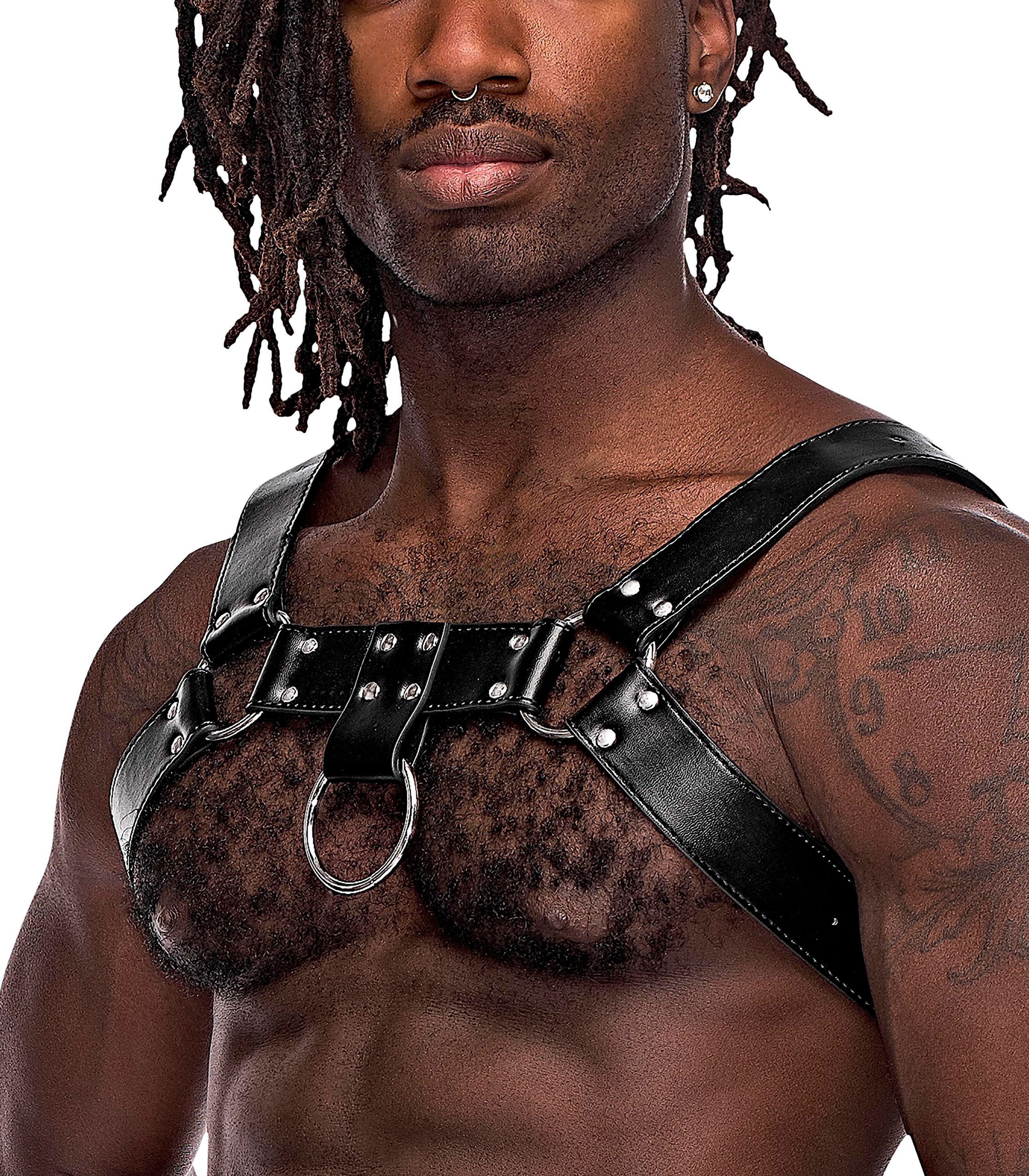 Aries Leather Harness - One Size - Black - Image 5