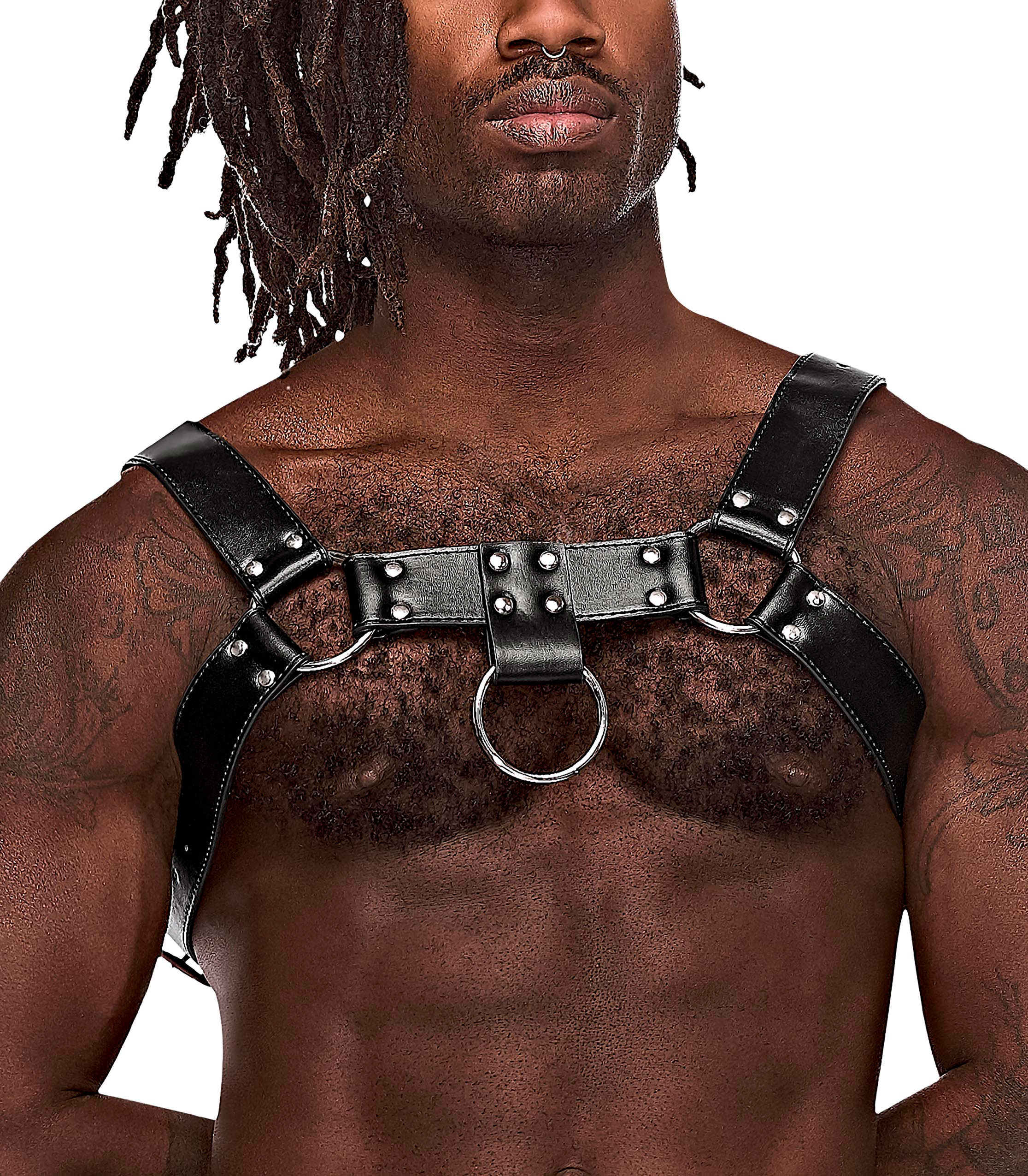 Aries Leather Harness - One Size - Black - Image 6